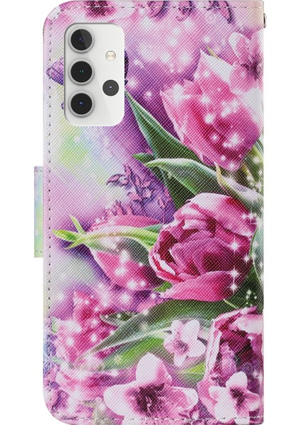 Tam Koruma Deseni Baskı Flip Deri Cüzdan Standı Samsung Galaxy A32 4g Eu Versiyonu Için Telefon Kabuğu Kasası (Yurt Dışından) indirimleri