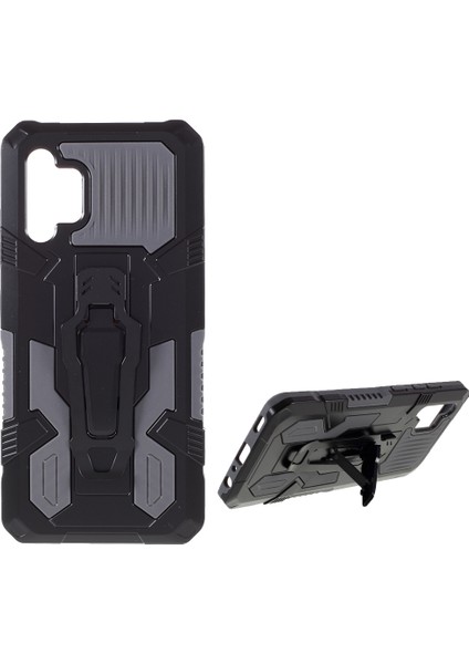Samsung Galaxy A32 4g Için Kickstand Back Clip Tasarım Hibrit Telefon Kılıfı Kabuğu [eu Versiyonu] (Yurt Dışından)