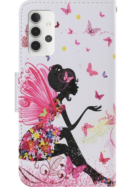 Tam Koruma Deseni Baskı Flip Deri Cüzdan Standı Samsung Galaxy A32 4g Eu Versiyonu Için Telefon Kabuğu Kasası (Yurt Dışından) indirimleri
