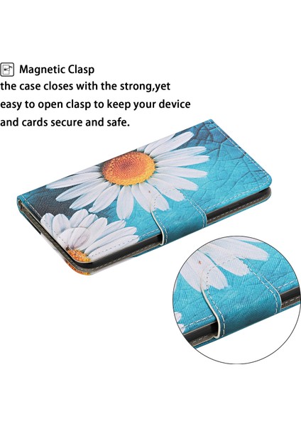 Desen Baskı Deri Deri Cüzdan Stand Koruyucu Kılıf Samsung Galaxy A32 4g Eu Versiyonu (Yurt Dışından)