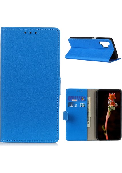 Pu Deri Telefon Kapağı Kabuğu Kılıfı Cüzdan ve Samsung Galaxy A32 4g Eu Versiyonu (Yurt Dışından)