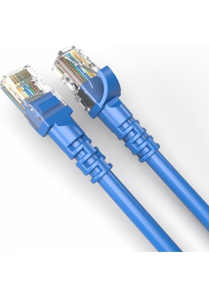 15 Metre CAT6 Network-Ağ-Ethernet Kablosu Mavi