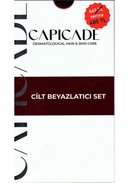 Cilt Beyazlatıcı Set