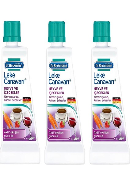 Dr Beckmann Leke Çıkarıcı Meyve ve Içecekler (Kahve,kırmızı Şarap ,sebze ) x 3 Adet