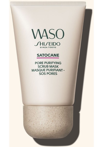 Shıseıdo Waso Satocane Pore Purıfyıng Scrub Mask / Gözenek Temizleyici Peelıng Maske