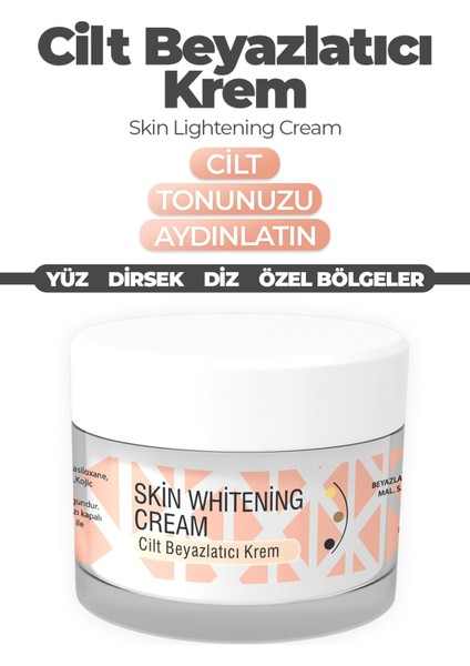 Eslbeauty En Iyi Cilt Beyazlatıcı Krem 50ML (Geliştirilmiş Formül)