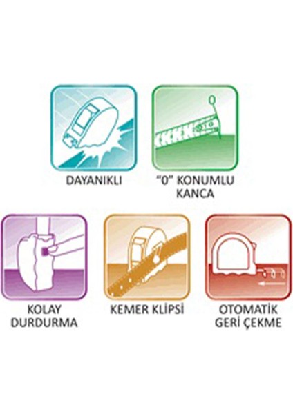 Dekor 426 Şerit Metre 10 M x 25 mm Şeffaf modelleri