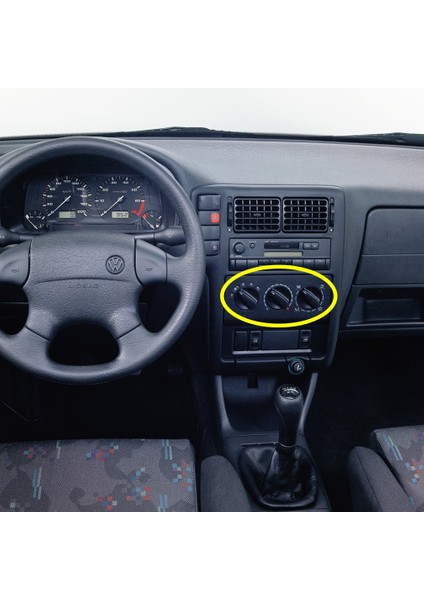 Vw Polo Classic 1996-1999 Kalorifer Kumanda Paneli Düğmeleri 6N0819045