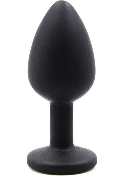 Renkli Taşlı Slikon Anal Plug – Küçük Boy - 7.2 Cm.