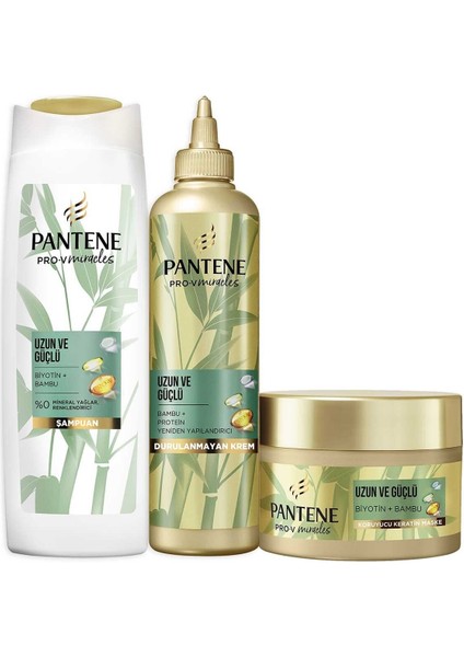 Uzun ve Güçlü Saç Bakım Seti Bambu ve Proteinli