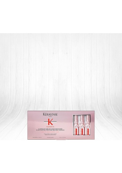 Genesis Ampoules Cure Anti-Chute Fortifiantes Saç Bakım Kürü 10X6ML