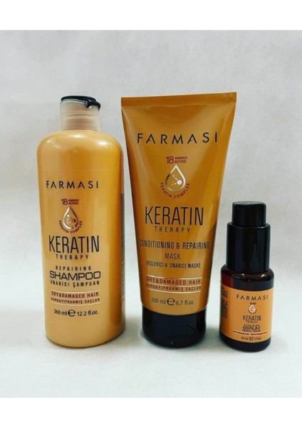 Keratin Terapi Saç Bakım Seti/