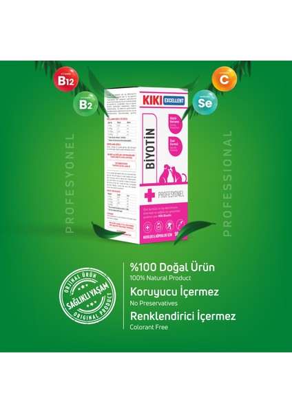 Kedi & Köpek Biyotin 50 Ml KCD104