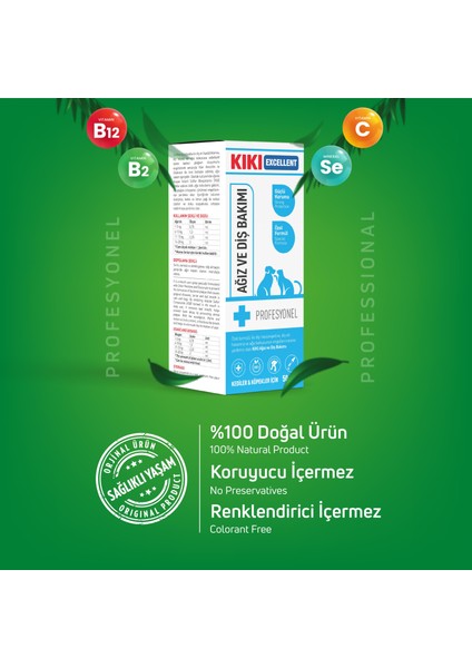 Kedi & Köpek Ağız ve Diş Bakımı 50 Ml. KCD105