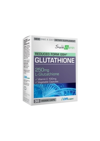 Glutathione 250 Mg 30 Vegan Kapsül