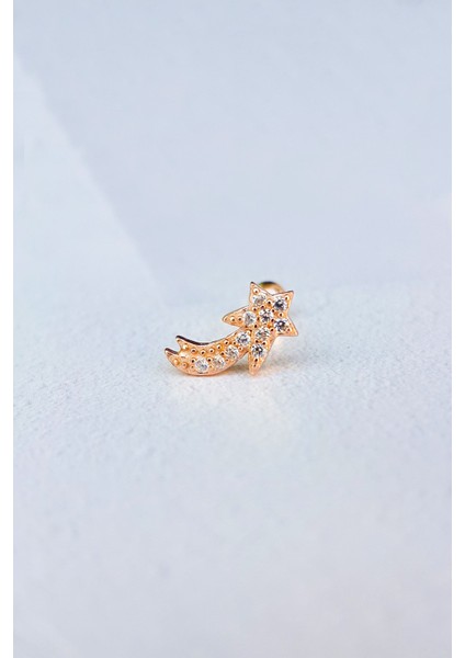 Ithal Aries Gümüş Piercing Küpe