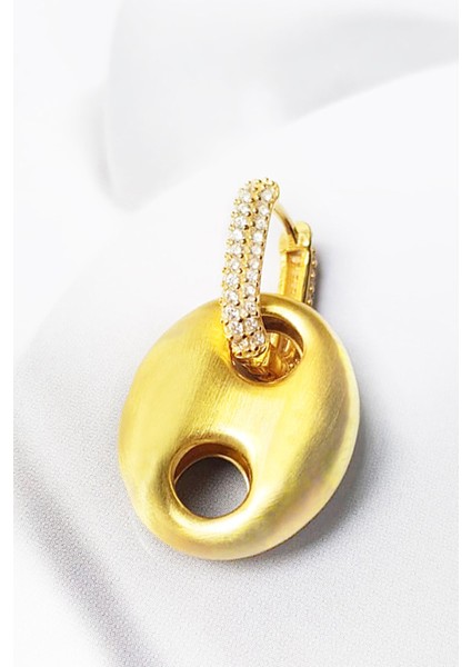 Tekli x Mat Love Büyük Bombi Gümüş Küpe