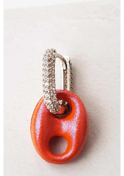 Tekli Dikdörtgen Tepelik Taşlı Rodyum Kaplama Gümüş Küpe modelleri