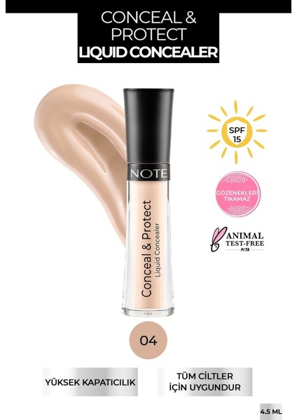 Cosmetics Conceal & Protect Likit Concealer - 04 Cncl Pro