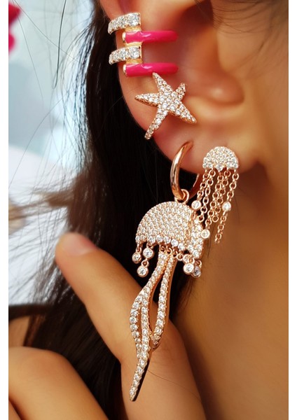 Ithal Denizanası L Gümüş Küpe fiyatları