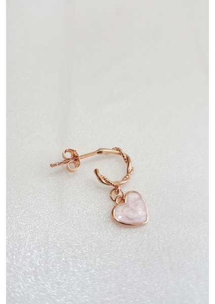 Tekli Kuvars Taşlı Gümüş Küpe fiyatları