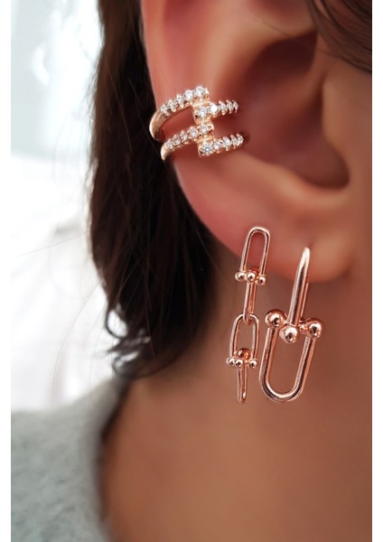 Tekli Ithal Mini Long Tiff Gümüş Küpe fiyatları