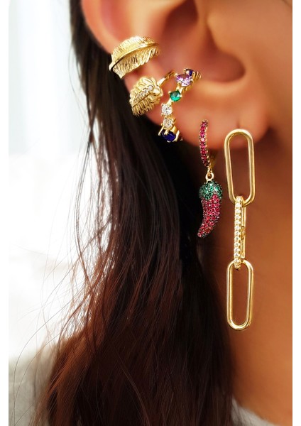 Çiftli, Love Geçmeli U Gümüş Küpe fiyatları