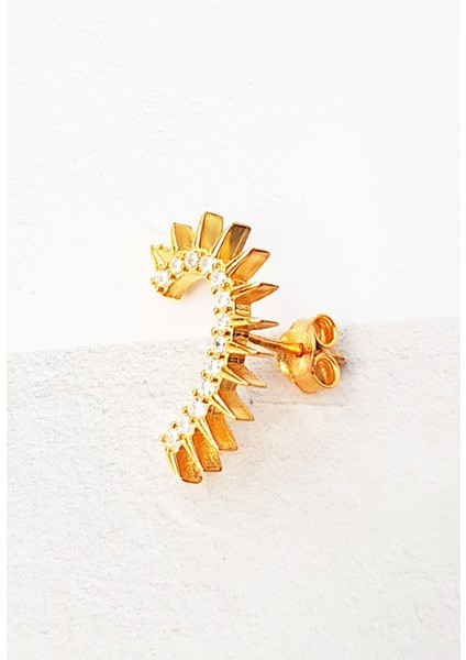 Tekli Angy Gümüş Küpe