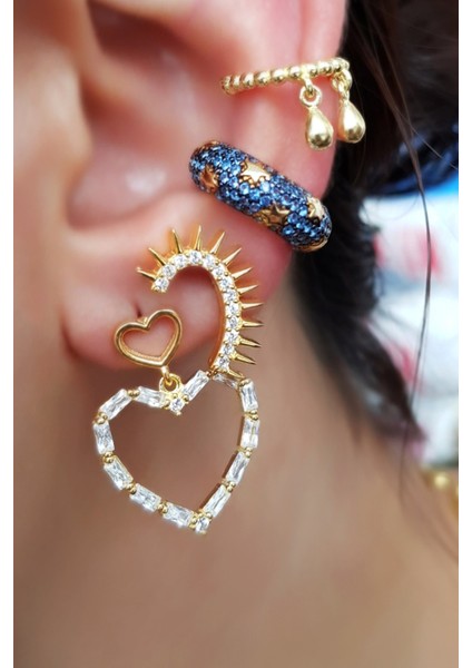 Tekli Angy Gümüş Küpe fiyatları