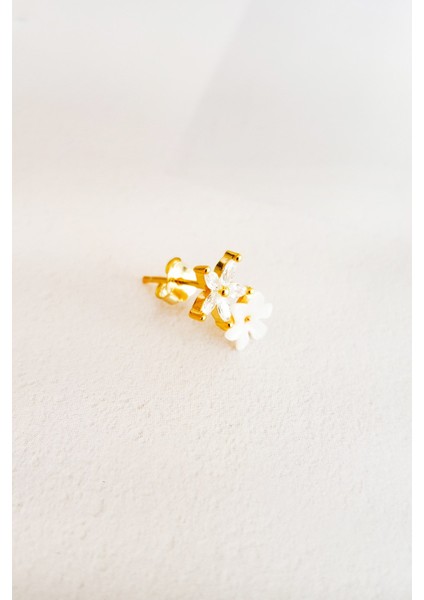 Tekli, Manolya Çiçekli Gümüş Küpe modelleri