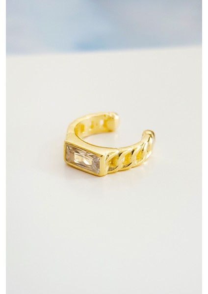 Kadın Mid Baget Zincir Gümüş Kıkırdak Küpe fiyatları