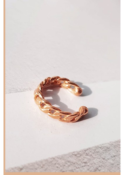 Ince Zincir Rose Gümüş Kıkırdak