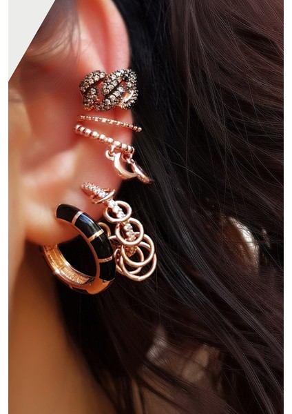 Italyan Kalplı Toplu Gümüş Kıkırdak modelleri