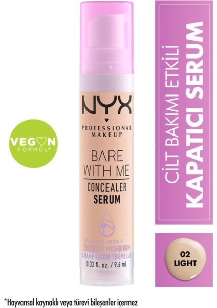 Bare With Me Kapatıcı Serum 02 Light