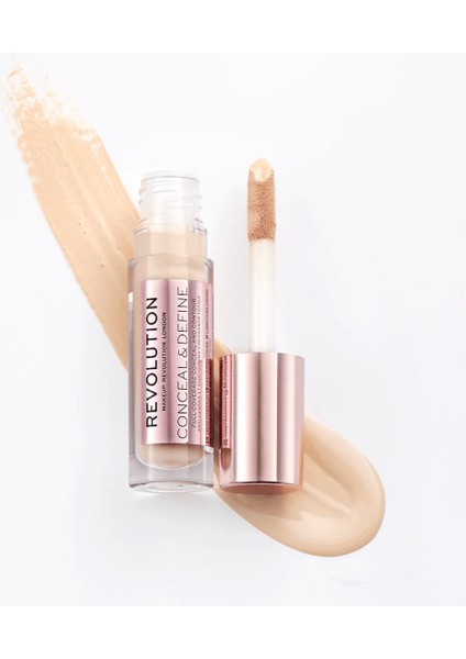 Makeup Revolution Revolution Conceal Define 16 Saat Etkili Mat Bitişli Kapatıcı No: C2* 2 Adet