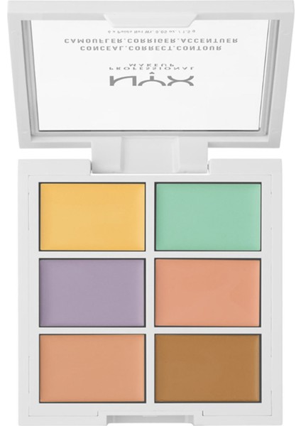 Nyx Professional Makeup Kontür Paleti - Color Correctiong Palette 63 G 800897834722