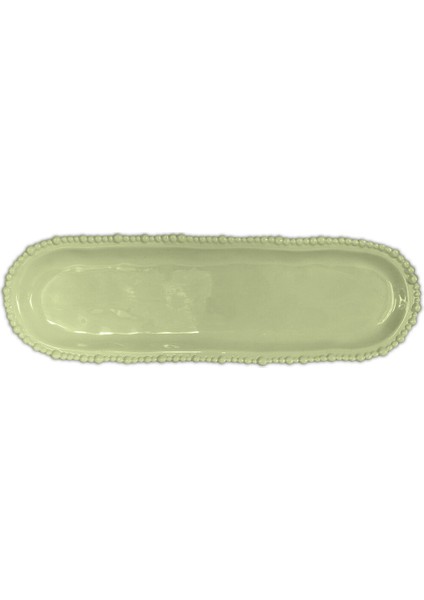 Joke Yeşil Melamin Servis Tabağı 44,5X13,5 cm