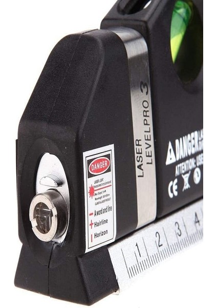 PRO03 Lazer Çok Amaçlı 2.5m 8ft Çağraz Çizgi Lazer 680NM Cetvel El Ölçü Aleti modelleri