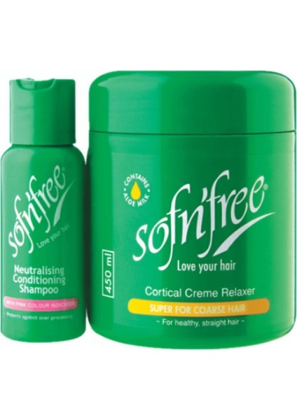 Mardinal Sofnfree Düzleştirici Krem Set + Kalıcı + Silindir Düzleştirici Saç