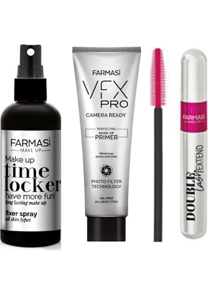 Double Lash Extend Çift Etkili Maskara - Vfx Pro Makyaj Bazı 25ML - Makyaj Sabitleyici 115M