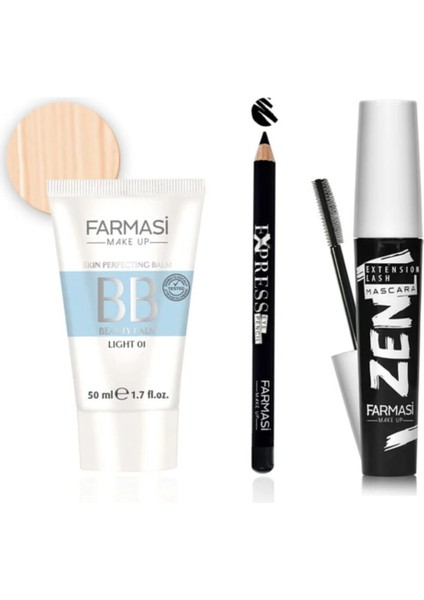 1-Zen Maskara-8 ml 2-Bb All In One Krem Açık-50 ml