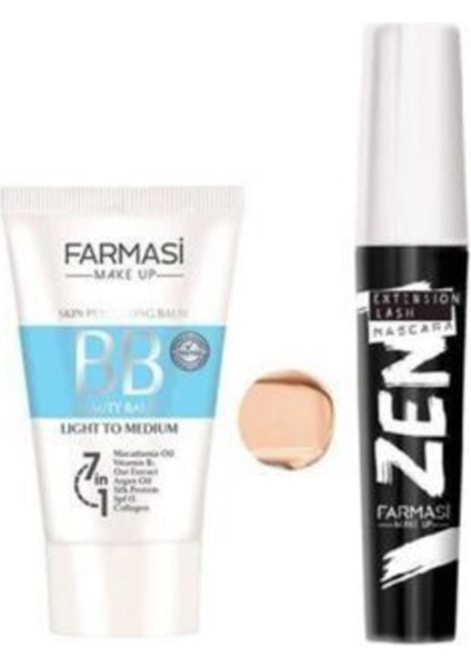 Bb Krem Açıktan Ortaya 50 ml + Zen Maskara