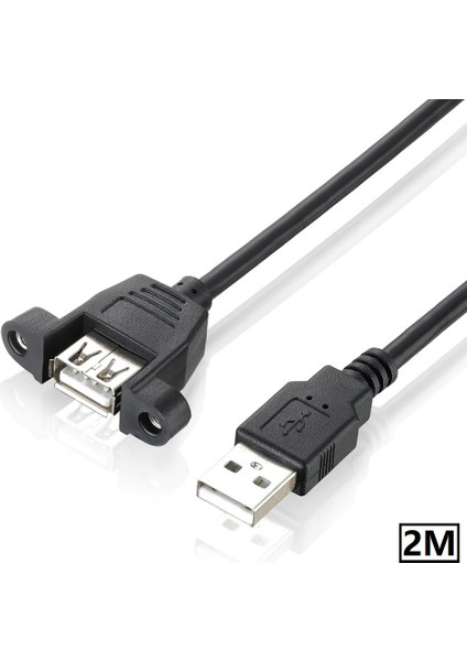 4889 USB Dişi Erkek Panel Tipi Data Uzatma Kablosu 3 Metre