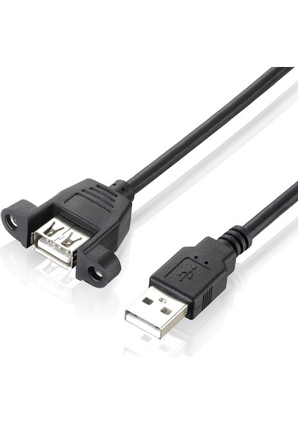4889 USB Dişi Erkek Panel Tipi Data Uzatma Kablosu 3 Metre