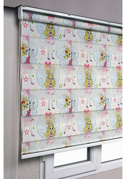 Brillant Prenses Desenli Zebra Stor Güneşlik Perdeler fiyatları