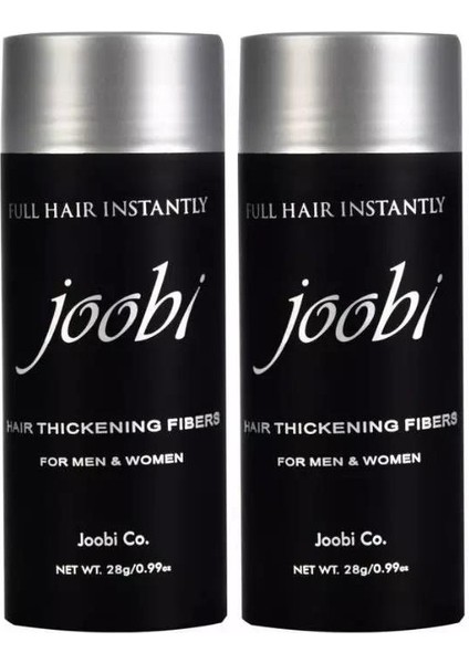 Joobı 2 Adet 28 gr Saç Tozu - Gürleştirici Saç Fiberi - Toplam 56 gr - Açık Kahve