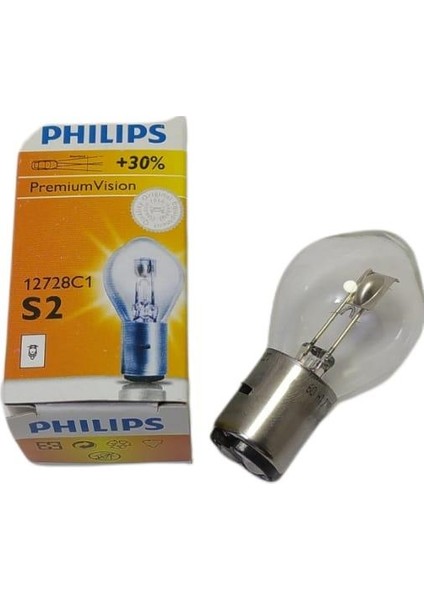Far Ampulü Phılıps 12V 35/35W Motosiklet Ampulü