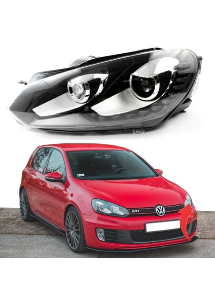 Vw Golf 6 Sol Far Xenon LED 2009-2012 5K1941753E