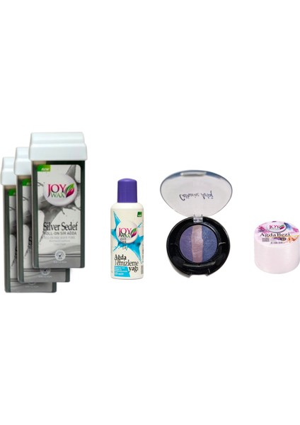3 Adet Kartuş Agda Silver Sedef +125ML YAĞ+10MT Bez+35 Numara 3lü Göz Farı