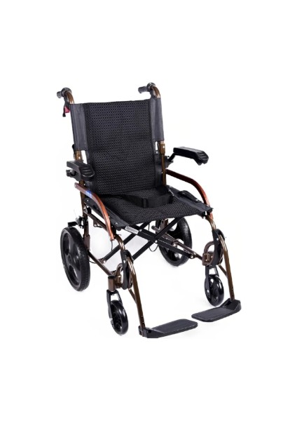 GK863LABJ-12 Jet Black Transfer Alüminyum Tekerlekli Sandalye